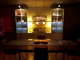 ダイニングの照明